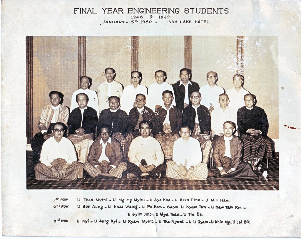 Final Year Engg Students 1948 &&nbsp;1949